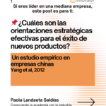 📌 ¿Cuáles son las orientaciones estratégicas efectivas para el éxito de nuevos productos?