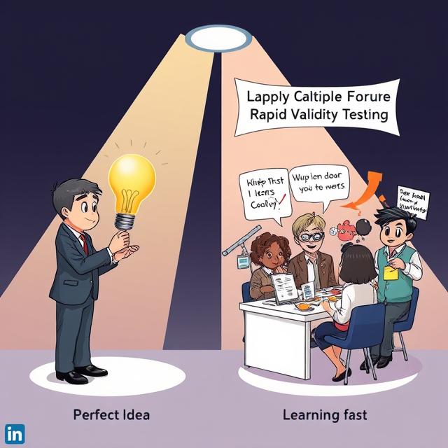 ❓ ¿Por qué innovar no es tener la idea perfecta sino equivocarse lo antes posible?