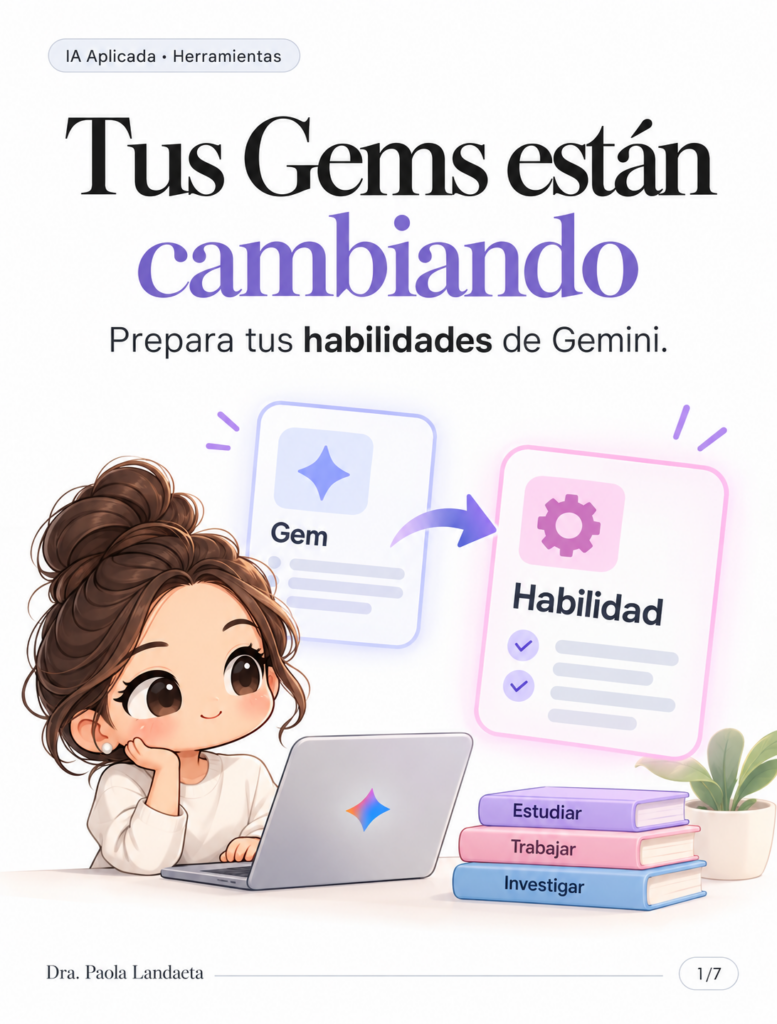 De Gems a habilidades en Gemini: prepara tus asistentes de IA